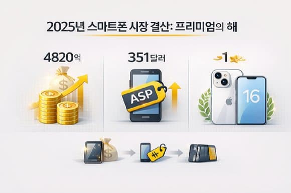 523달러의 역설: 2026년 스마트폰 시장을 뒤흔든 '메모리 쓰나미'와 AI 에이전트의 서막